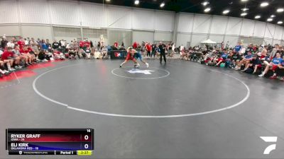 126 lbs Placement Matches (8 Team) - Ryker Graff, Iowa vs Eli Kirk, Oklahoma Red
