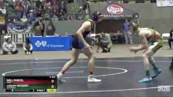 A 160 lbs 1st Place Match - Logan Heckert, Sycamore vs Will Parcel, Page