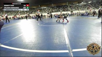 58 lbs Consi Of 4 - Bennett Todd, Texas Elite Wrestling vs Orlando Hernandez, ARDMORE TAKEDOWN CLUB