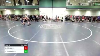 120 lbs Quarterfinal - Michael Gilinsky, OR vs Luke Thompson, OH