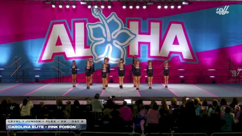 Carolina Elite - Pink Poison [2025 L1 Junior - Flex - D2 Day 2] 2025 Aloha Gatlinburg Showdown