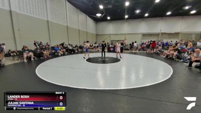 120 lbs Round 1 (8 Team) - Lander Bosh, Utah vs Julian Santana, Washington