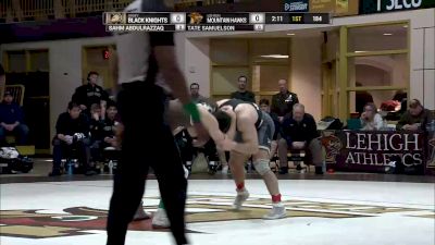 184 lbs - Tate Samuelson, Lehigh vs Sahm Abdulrazzaq, Army