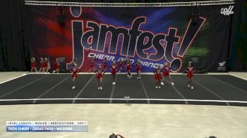 Tech Cheer - Cedar Park - Wildfire [2025 L1 Youth - Novice - Restrictions Day 1] 2025 JAMfest San Antonio Classic