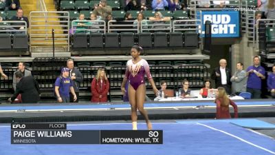 Paige Williams - Floor, Minnesota - GymQuarters Invitational (NCAA)