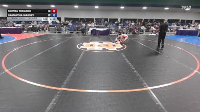 100 lbs Consi Of 4 - Sophia Toscano, CA vs Samantha Massey, NY