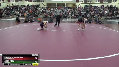 81-85 lbs 1st Place Match - Jack Frey, Alburnett vs Linken Stansberry, West Delaware