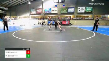 132 lbs Consolation - Desza Munson, Pomona Elite vs Madison Byroads, Henryetta Knights WC