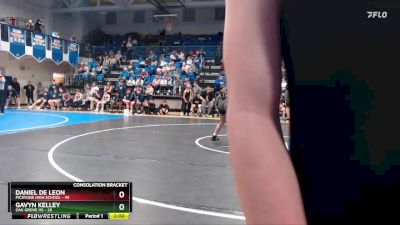 132 lbs Semis & 1st Wb (8 Team) - Daniel De Leon, Picayune High School vs Gavyn Kelley, Oak Grove HS