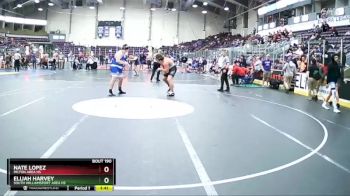 285 lbs Champ. Round 2 - Nate Lopez, Milton Area Hs vs Elijah Harvey, South Williamsport Area Hs