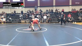 190 lbs Round 3 (3 Team) - Brayden Cook, Lake Travis vs Mason Negro, Katy