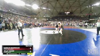 Girls 3A/4A 170 Semifinal - Katelyn Rodriguez, Moses Lake (Girls) vs Ryley Nager, Curtis (Girls)