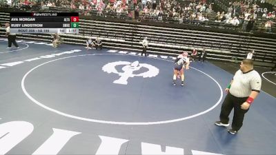 5A 155 lbs Semifinal - Ruby Lindstrom, Salem Hills vs Ava Morgan, Alta