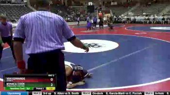 140 lbs 1st Place Match - Byanca Cook, Springdale Har-Ber vs Vivi Edwards, Searcy