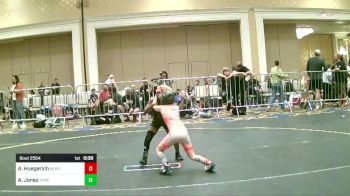 61 lbs Consi Of 16 #2 - Ayden Huegerich, Bear Cave WC vs Aamir Jones, Threshold WC