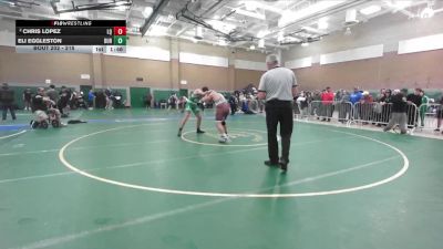 215 lbs Champ. Round 2 - Eli Eggleston, Burroughs vs Chris Lopez, La Quinta