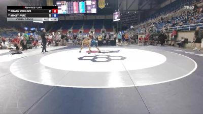 126 lbs Cons. Semis - Brady Collins, WI vs Mikey Ruiz, TX