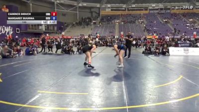 145 lbs Placement Matches (16 Team) - Cadence Diduch, Iowa vs Margaret Buurma, Grand Valley State