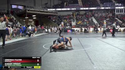 150 lbs Quarterfinal - Jeremiah Fulfer, Brawlers vs Kaeden Wright, WR-Topeka Blue Thunder