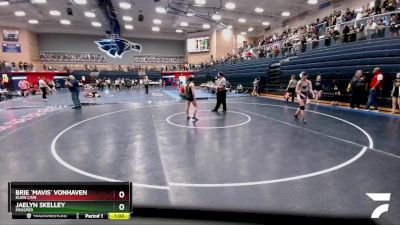 120 lbs Cons. Round 2 - Jaelyn Skelley, Prosper vs Brie `Mavis` Vonhaven, Klein Cain