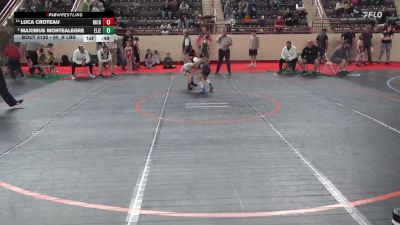 50_B lbs Consi Of 4 - Luca Croteau, Richland vs Maximus Montealegre, Elizabethtown