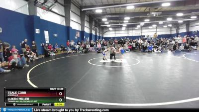 48-51 lbs Round 5 - Luken Miller, Timberline Youth Wrestling vs Teale Cobb, Homedale