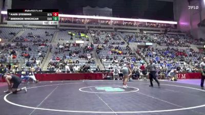 175 lbs Semifinal - Kaeb Stebbins, Delta vs Brennon Whickcar, Elkhart