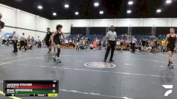 117 lbs Round 3 (4 Team) - Isaac Demedeiros, Reapers vs Jackson Stocker, Bad Bass