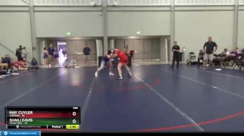 144 lbs 2nd Wrestleback (8 Team) - May Cuyler, Virginia vs Shaili Davis, Texas Red