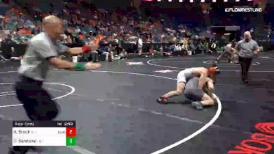 141 lbs Semifinal - Kaid Brock, Oklahoma State vs Chris Sandoval, Northern Colorado