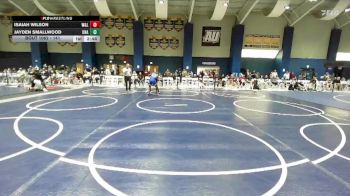 141 lbs Champ. Round 2 - Isaiah Wilson, Washington & Lee vs Jayden Smallwood, Unattached