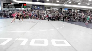 155 lbs Semifinal - Daisy Fackrell, Clearfield vs Hallie Denney, Cedar Valley