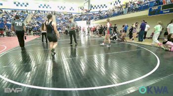 200 lbs Rr Rnd 2 - Kenzie Church, Skiatook Youth Wrestling vs Montana Nash, Hornet Wrestling