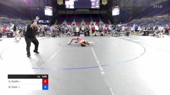 170 lbs Cons 8 #2 - Xavier Smith, Indiana vs Bridger Foss, Oregon