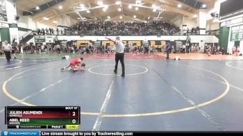 75 lbs Champ. Round 2 - Abel Reed, Badgers vs Julien Asumendi, Homedale