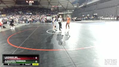 Girls 3A/4A 130 Quarterfinal - Lavender Bel, Graham-Kapowsin (Girls) vs Alexandra Morrison, Bainbridge (Girls)