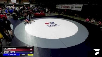 100 lbs Round 4 (16 Team) - Lyla Stafford, SAWA-FR vs Bailey Hoard, KTWA-FR