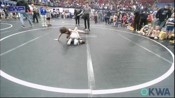 58 lbs Quarterfinal - Connor Ervin, Weatherford Youth Wrestling vs Kamdyn Carver, D3 Wrestling Cluib