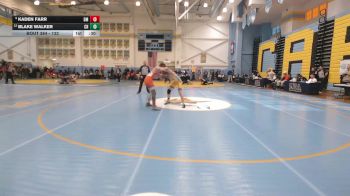 132 lbs 7th Place Match - Blake Walker, Cape Henlopen H S vs Kaden Farr, Delmar Junior-Senior H S