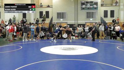 190 lbs Consi Of 4 - Jaden Porter, Brockton vs Elijah Alves, Bristol-Plymouth