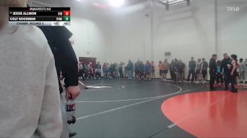 126 lbs Champ. Round 2 - Jesse Allmon, Hybrid vs Colt Goodman, Franklin Central Wrestling Club