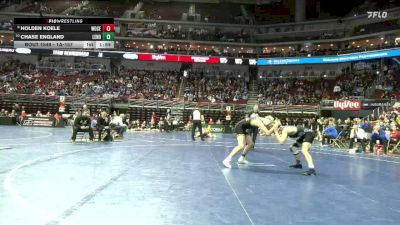 1A-157 lbs Cons. Round 5 - Holden Koele, Woodbury Central vs Chase England, Lenox