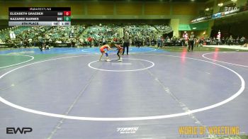 60 lbs 5th Place - Elizabeth Graeber, Idaho Gold vs Nazaree Barnes, Madera Wrestling Club