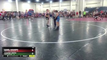 132 lbs Round 5 (6 Team) - Daniel Navarro, Wrestling University vs Cooper Smith, Team Montana