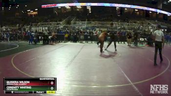 190 lbs Quarterfinal - Quisiera Wilson, Lincoln Park Academy vs CERENITY WHITING, Countryside