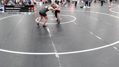 190 lbs Cons. Round 2 - Oscar Reinhart, Platte Valley vs Brayden Kendall, South Platte