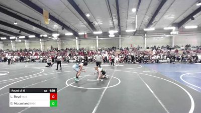 138 lbs Round Of 16 - Logan Boyd, Badlands WC vs Gavyn Mccasland, Basement Brawlers