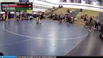 160-180 lbs Round 5 - Dylan Tondreau, GOLD RUSH vs Clayton Biggs, LWA (Lassen Wrestling)