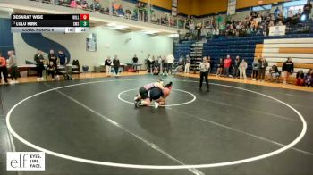 235 lbs. Cons. Round 6 - Lulu Kirk, Shawnee Mission South vs Desaray Wise, Willard