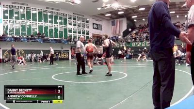 144 lbs Semifinal - Andrew Connelly, Olmsted Falls vs Danny Beckett, Buckeye (Medina)